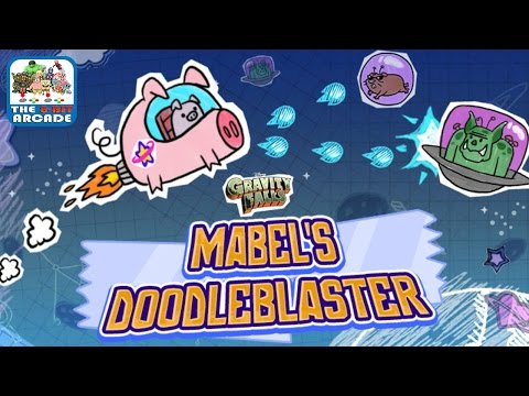 Gravity Falls: Mabel's Doodleblaster - Help Space Captain Waddles Rescue His Crew (Gameplay) Video