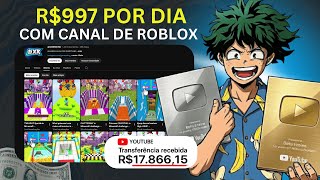 How to Create a Roblox Dark Channel That Monetizes Fast and Make Money on YouTube Today thumbnail