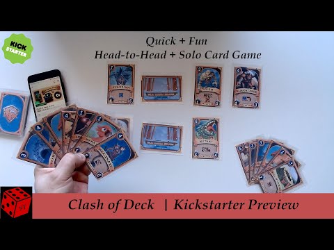 Kickstarter Preview | Clash of Deck (Free to Play Game)