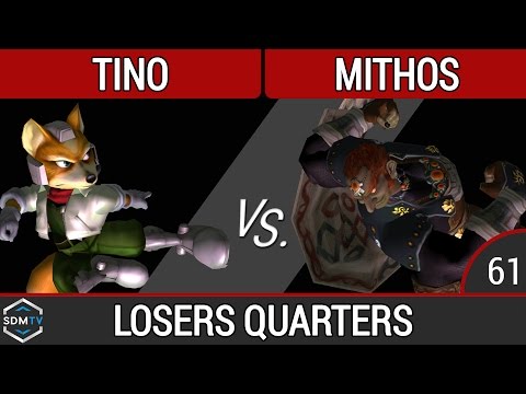 SDSU Biweekly 61 - B2S | Tino (Fox) vs. HFFC | Mithos (Ganon) - SSBM Losers Quarters - Smash Melee