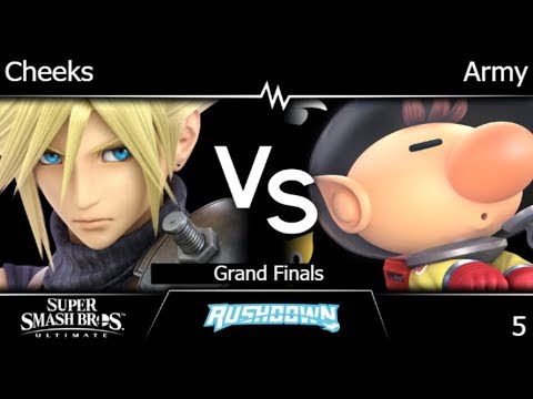 Rushdown 5 - FRKS | Cheeks (Cloud) vs GBSG | Army (Olimar) Grand Finals - SSBU