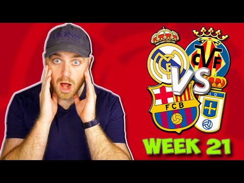 LA LIGA WEEK 21 PREDICTIONS & TIPS | REAL MADRID TRAVEL TO VILLARREAL & BARCELONA HOST REAL OVIEDO!