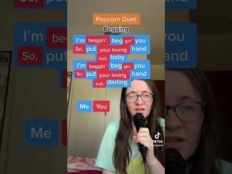 POPCORN DUET CHALLENGE BEGGING! #singer #shorts