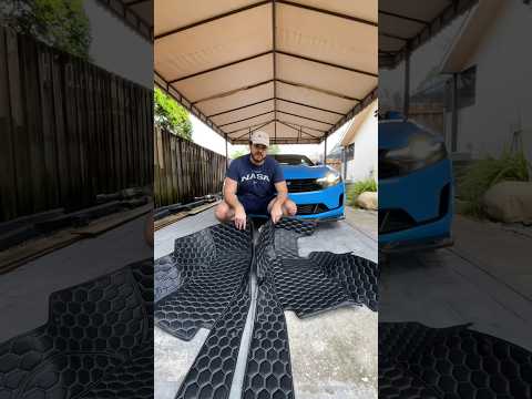 Kustom Interior Honeycomb Luxury Leather Floor Mats for 6th Gen Camaro - Install & Review #shorts