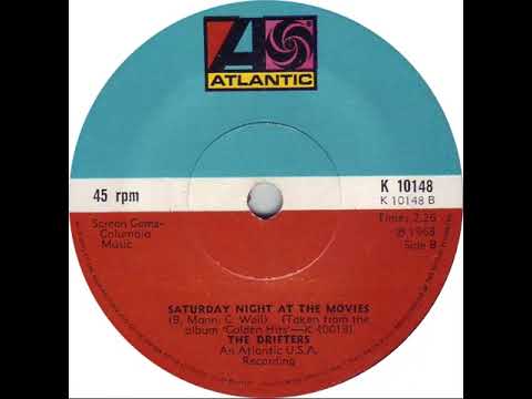 UK New Entry 1972 (59b) The Drifters - Saturday Night At The Movies