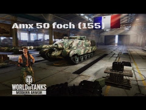 Amx 50 foch (155) in Costa atardecer: 7K direct DAMAGE: Wot console / world of tanks