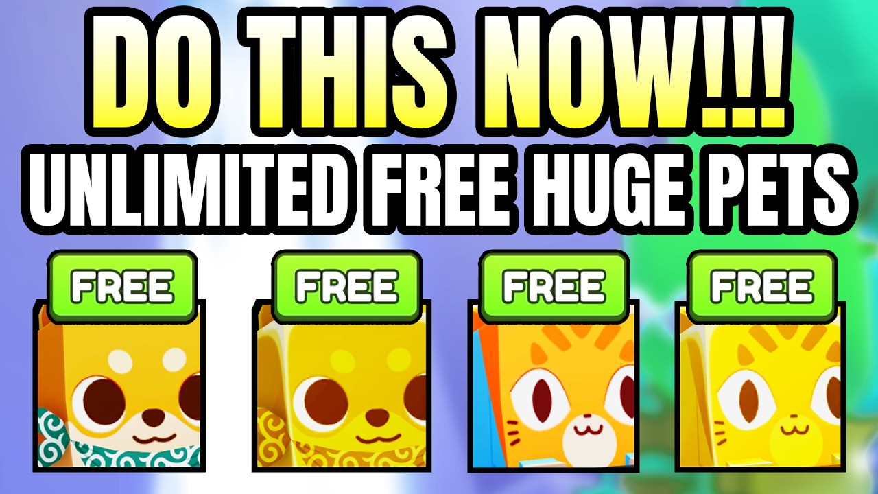 DO THIS NOW! Unlimited FREE Huge Pets in Pet Simulator 99! (Roblox)