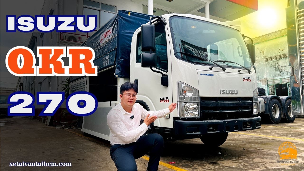 Isuzu QKR 270 tải 2 tấn 4 - Sự lựa chọn thay thế cho Hino XZU710L 2 tấn 4 | Xe tải vận tải HCM