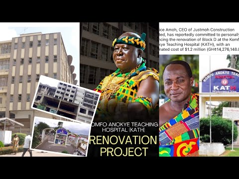 Wow! CEO of Justmoh Construction (JA) Has Contribute $1.2 million for Renovation of KATH Block D