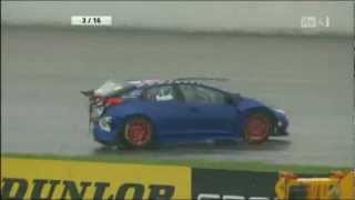 BTCC 2012 Rockingham Smith Unfall