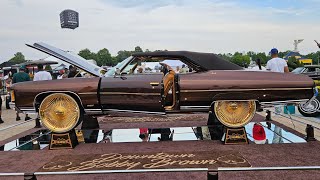 1971 Chevrolet Impala Vert aka Downtown Bobby Brown,The Best Donk winner at Rickross Carshow 2025 🔑