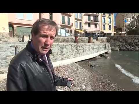 Collioure après la tempête du 1er mars