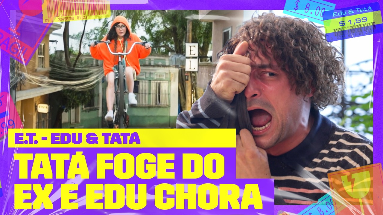 Tatá Werneck fica SEM REAÇÃO ao encontrar ex e Edu Sterblitch CHORA! | E.T. - Edu e Tatá
