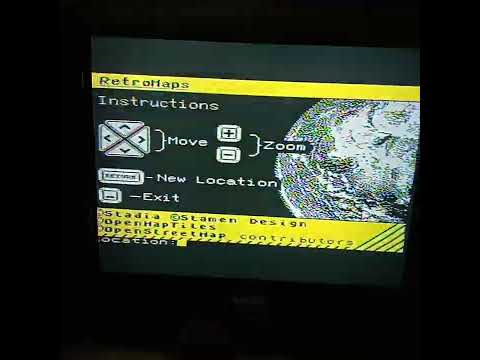 Retroterm for MSX - Testing Maps