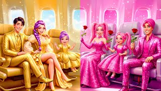 Download lagu 😱 K-Pop Demon Hunters Golden Family VS Rubellite Family in Secret Airplane! | KPOP Demon Hunters mp3