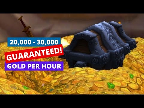 20,000 - 30,000 GUARANTEED gold per hour! WoW gold farming (8.3)