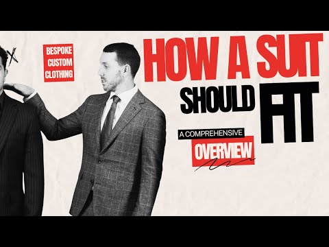How a Suit Should Fit- Your Comprehensive Guide