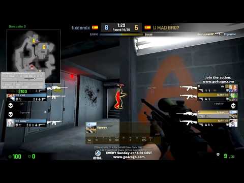 CSGO - ESL Cup #197 - Fixdemix vs U Mad Bro : Ferneli cheating?