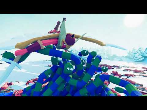 Ninja Snakes eat Viking Faction - TABS MODS Unit Possession Update