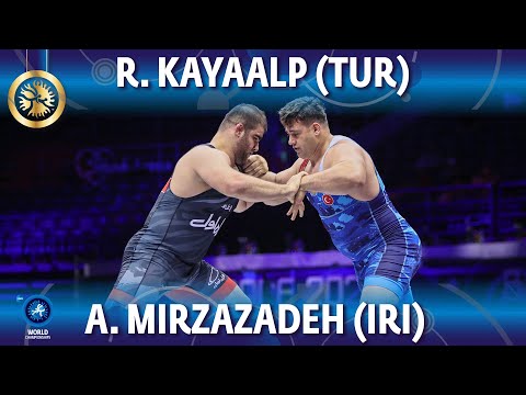 Riza Kayaalp (TUR) vs Amin Mirzazadeh (IRI) - Final // World Championships 2022 // 130kg
