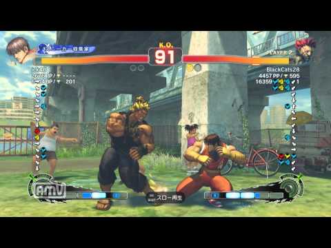 ick48 [Guy] vs BlackCats28 [Akuma] SSF4 AE Japanese Online Ranked Matches