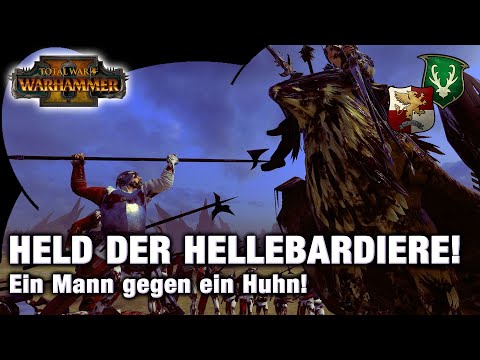 Der Held der Hellebardiere - ULTRAKNAPPE SCHLACHT - Imperium vs Waldelfen - Total War: Warhammer 2