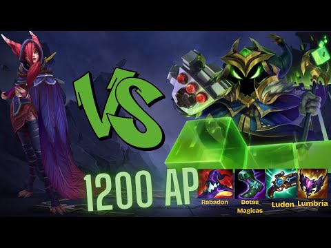 VEIGAR ADC VS XAYAH Y BRAND 1200 AP PRIMER GOLPE PARCHE 25.24 LEAGUE OF LEGENDS!