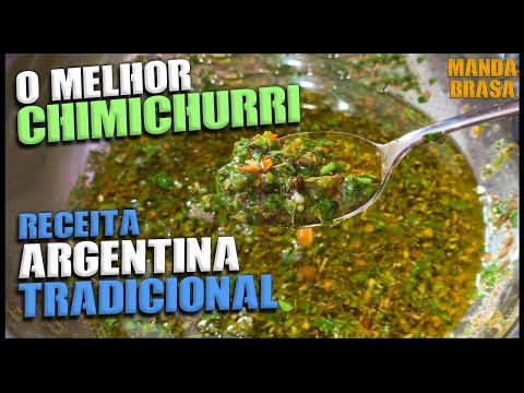 How to make Chimichurri - Traditional Argentine barbecue sauce - Chimichurri Sauce