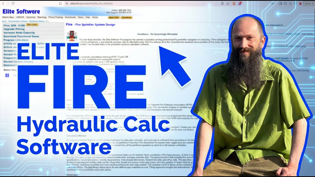 How to Do NFPA 13D Fire Sprinkler Calcs in Elite Software FIRE (For Beginners)