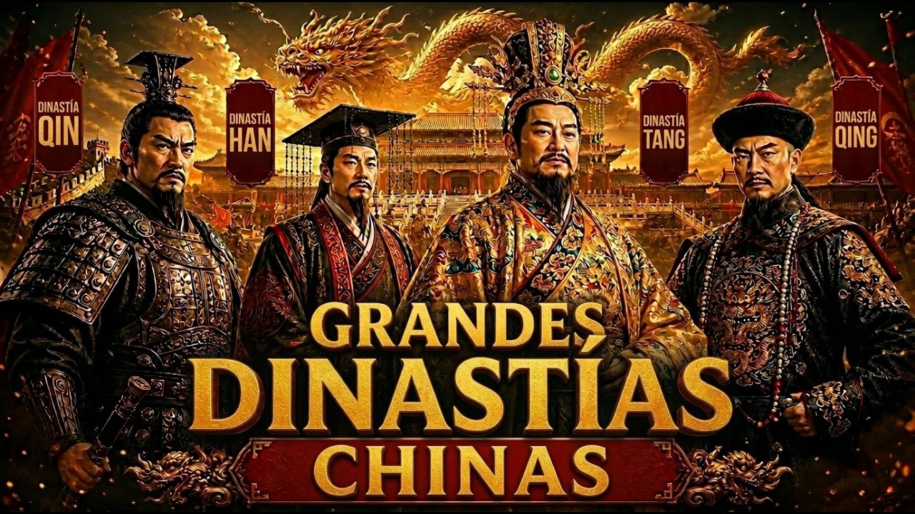La Historia de las GRANDES DINASTÍAS de China: Han, Tang, Yuan, Ming y Qing