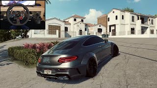 NFS HEAT Mercedes C63 AMG Coupe - Logitech G29 gameplay