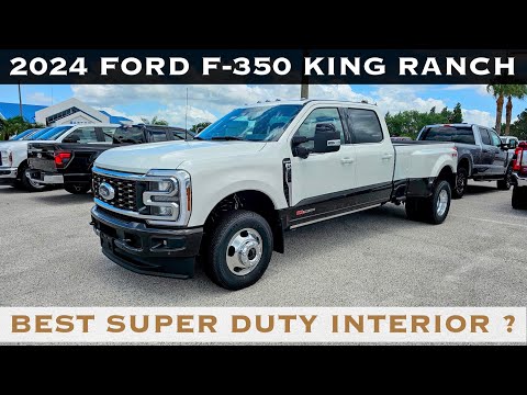 2024 Ford F-350 King Ranch Dually 6.7L Diesel - Best Super Duty Trim ? POV Review & Test Drive !