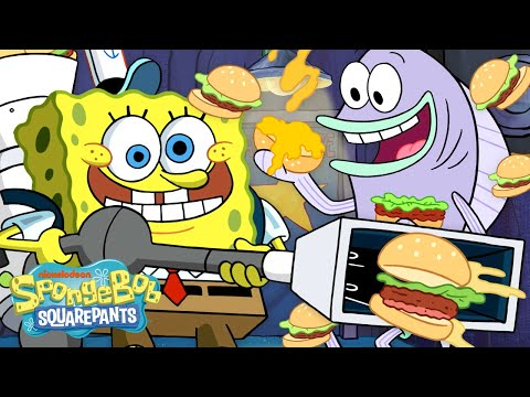Every Krusty Krab Moment in NEW SpongeBob Episodes 🍔 | 30 Minute Compilation | @SpongeBobOfficial