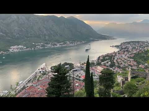 Kotor, Montenegro - INCREDIBLE  Skyline View | 4K 60FPS HDR Walking Tour