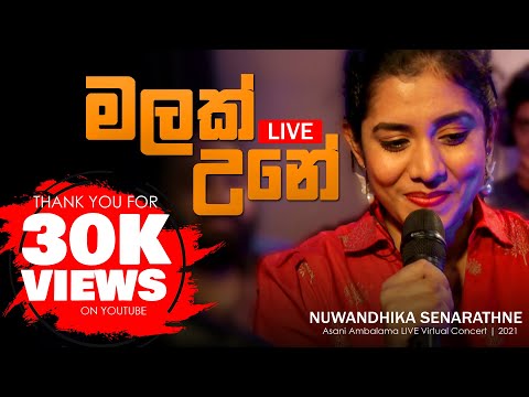 Malak Une - මලක් උනේ - Nuwandhika Senarathne [Concert Version] Asani Ambalama