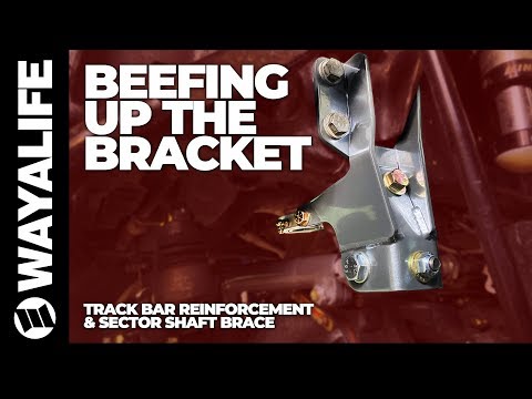 Jeep JL Wrangler JT Gladiator Truck Front Track Bar Reinforcement and Sector Shaft Brace by Synergy