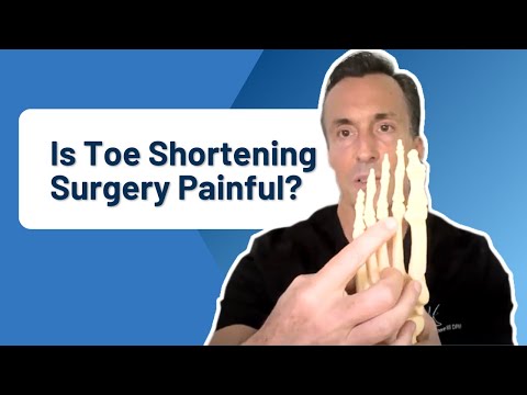 Big Toe Shortening Surgery Hallux IP Joint Fusion