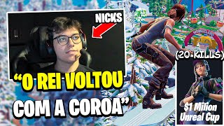 NICKS VOLTOU e COMPETIU por UM MILHÃO de Dólares no FORTNITE!