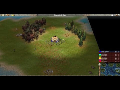 EMPIRE EARTH: 1 VS 7 AI | Map Large Islands! PREHISTORIC TO NANO Gameplay 2024