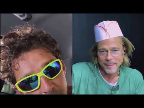 Shia LaBeouf's just c'mon ft.  Brad Pitt