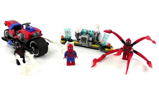 LEGO Spider Man Set 76113 - Spider-Man Motorradrettung / Review deutsch
