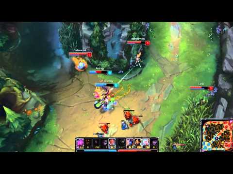 Catsexual Nidalee Gank Feat C9 Sneaky