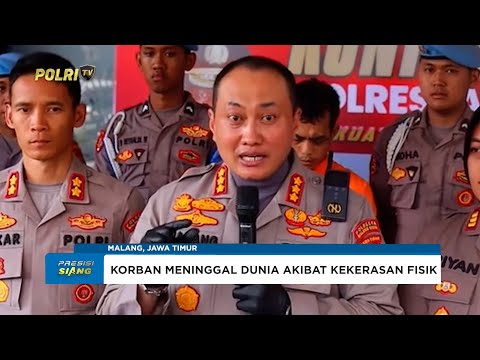 POLRESTA MALANG KOTA UNGKAP KASUS PEMBUNUHAN BERMOTIF SAKIT HATI