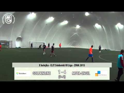 GOLDENLINE 2:4 MOTA-ENGIL - ELIT Siódemki III Liga ZIMA 2015