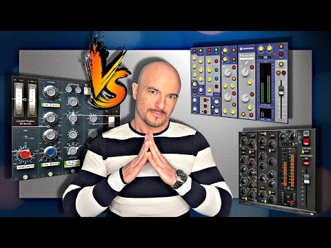 Plugin Alliance Brainworx console N vs Focusrite SC console vs Lindell Audio 80 Series