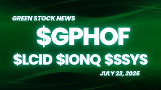 Graphite One ($GPHOF) | Lucid ($LCID) | IonQ ($IONQ) | Stratasys ($SSYS) | Innoviz ($INVZ)