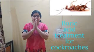 Cockroach menaces boric powder manages Works 100%