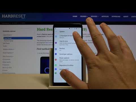How to Enter Text Correction Features in Alcatel 1 2019 – Locate Typing Options