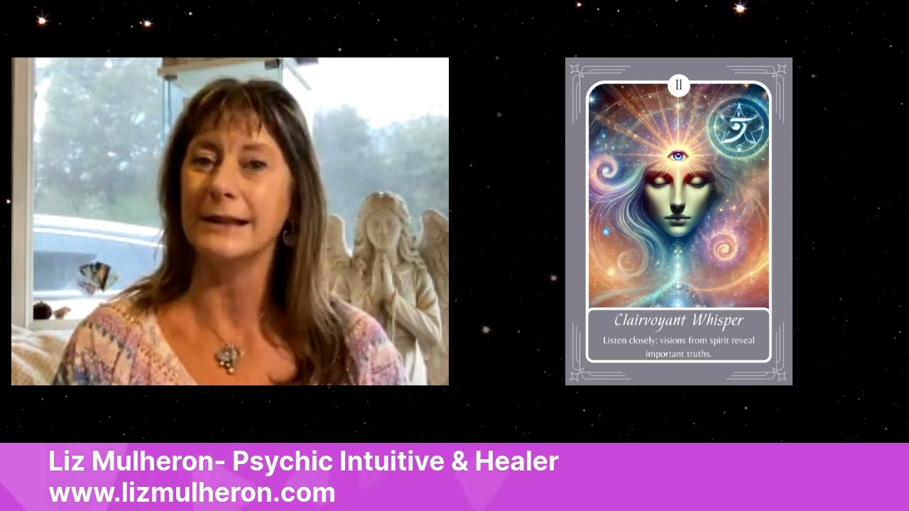 Card 11: Clairvoyant Whisper - Liz Mulheron | Psychic Intuitive & Healer