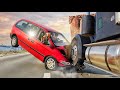 Realistic Highway Car Crashes #03 | BeamNG.drive